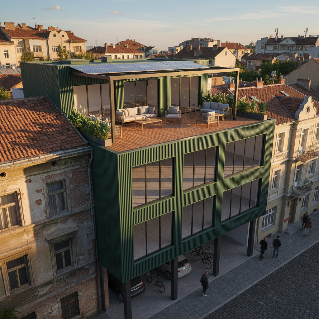 Фасада с калкан v2